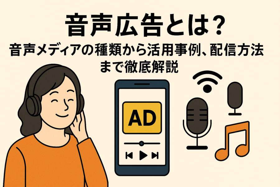 音声広告とは？音声メディアの種類、活用事例、配信方法まで徹底解説